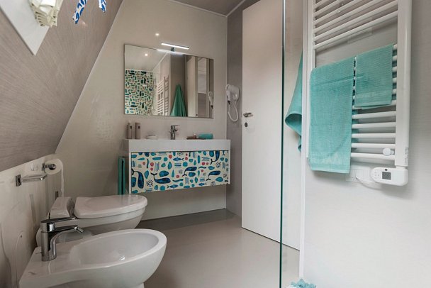 Marina Azzurra Resort - Beispiel Bad (Zimmercodierungen OB2, OX2, OB3 & OX3)