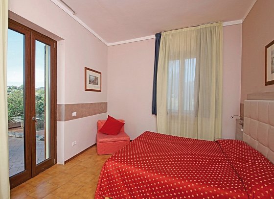 Relais San Rocco - Wohnbeispiel Appartement Hügelblick (Zimmercodierung AB3)