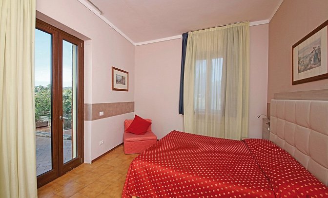 Relais San Rocco - Wohnbeispiel Appartement Hügelblick (Zimmercodierung AB3)