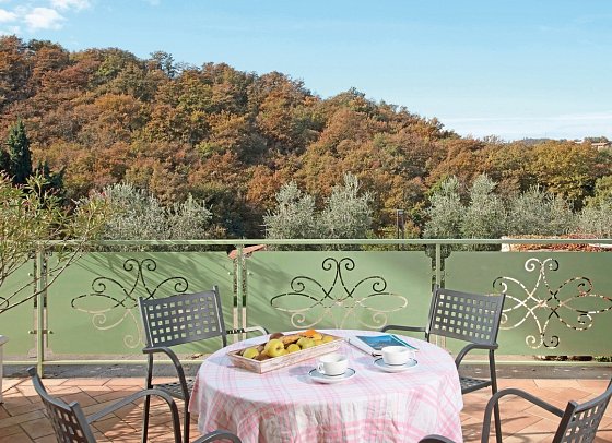 Relais San Rocco - Wohnbeispile Appartement Hügelblick (Zimmercodierung AB3)