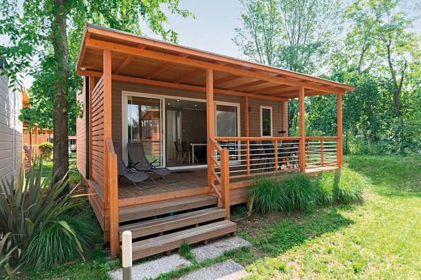 Camping Baia Verde - Wohnbeispiel Mobilheim Suite Deluxe (Zimmercodierung CD1)