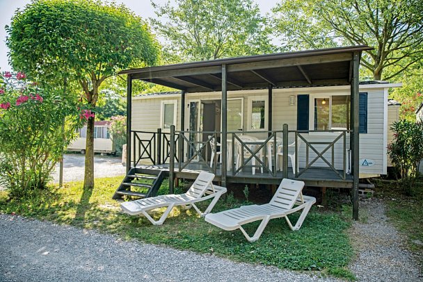 Camping Baia Verde - Wohnbeispiel Mobilheim Charme (Zimmercodierung CB1)