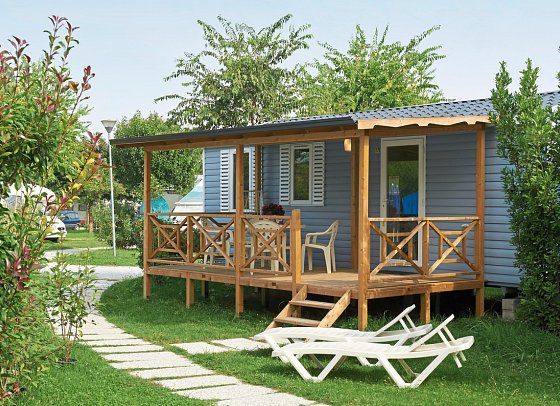 Camping Baia Verde - Wohnbeispiel Mobilheim Family Deluxe (Zimmercodierung CD2)