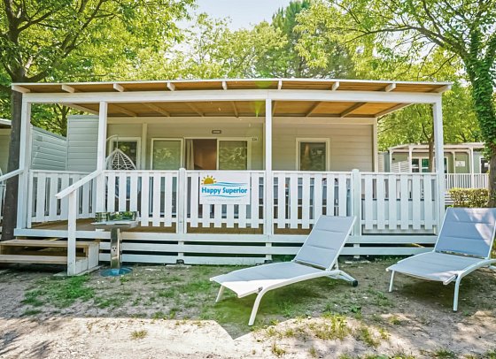 Camping Village Butterfly (by Happy Camp) - Wohnbeispiel Mobilheim Happy Superior (Zimmercodierung CS1)