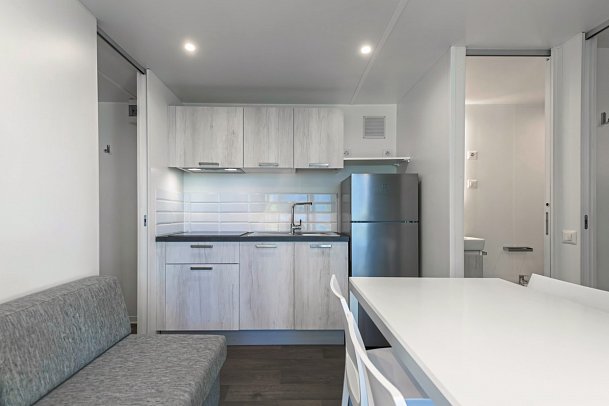 Camping Garda - Wohbeispiel Mobilheim Platinum (Zimmercodierung CD3)