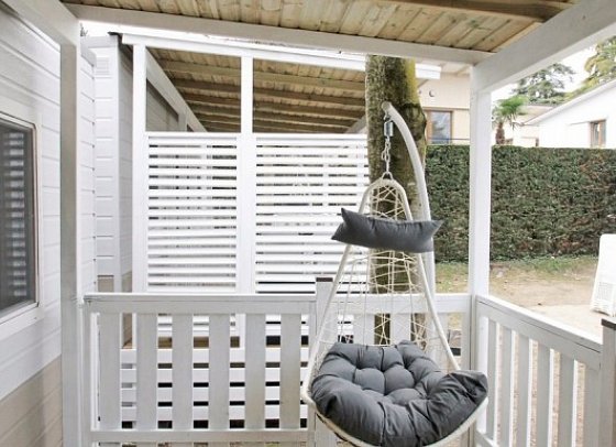 Camping Bella Italia (by Happy Camp) - Wohnbeispiel Mobilheim Happy Superior (Zimmercodierung CS1)
