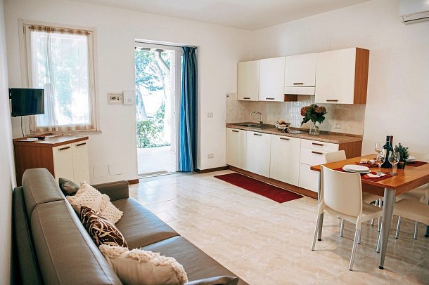 Camping Wien - Wohnbeispiel Appartement (Zimmercodierungen AB1 & OB1)