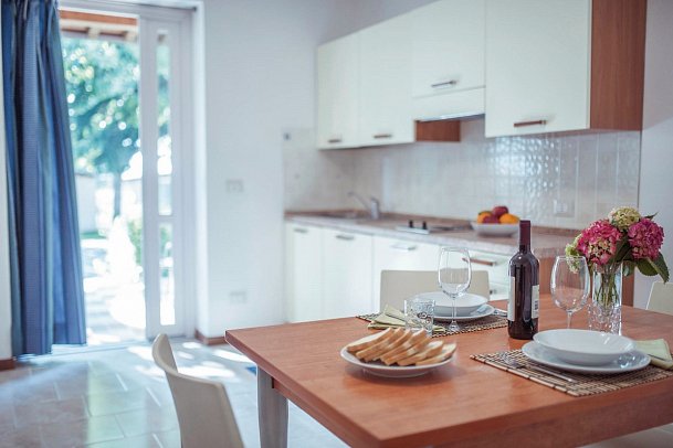 Camping Wien - Wohnbeispiel Appartement mit 1 Schlafzimmer (Zimmercodierung AB1)