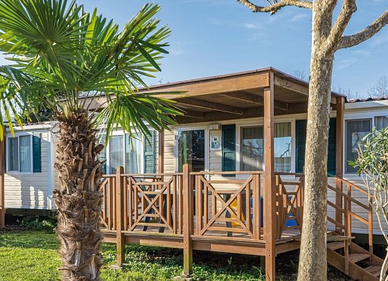 Baia Holiday Gasparina - Wohnbeispiel Mobilheim Baia Prestige (Zimmercodierung CB1)