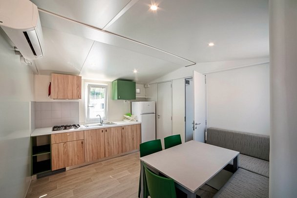 Baia Holiday Gasparina - Wohnbeispiel Mobilheim Baia Prestige (Zimmercodierung CB1)