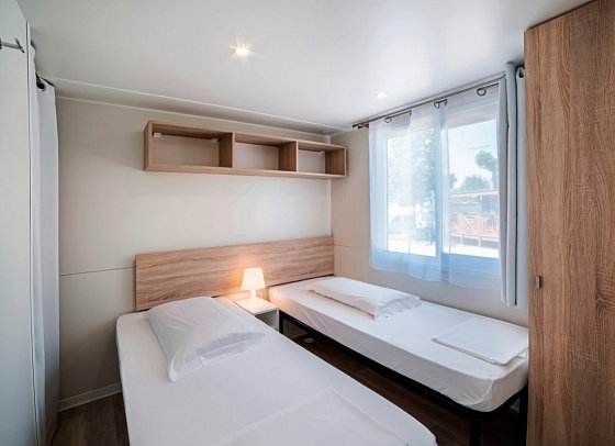 Baia Holiday Gasparina - Wohnbeispiel Mobilheim Baia Prestige (Zimmercodierung CB1)