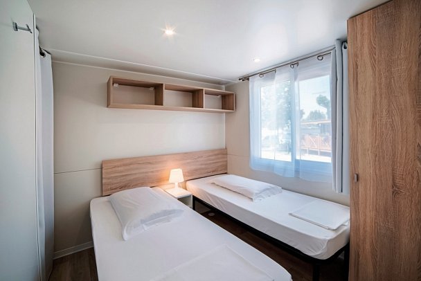 Baia Holiday Gasparina - Wohnbeispiel Mobilheim Baia Prestige (Zimmercodierung CB1)