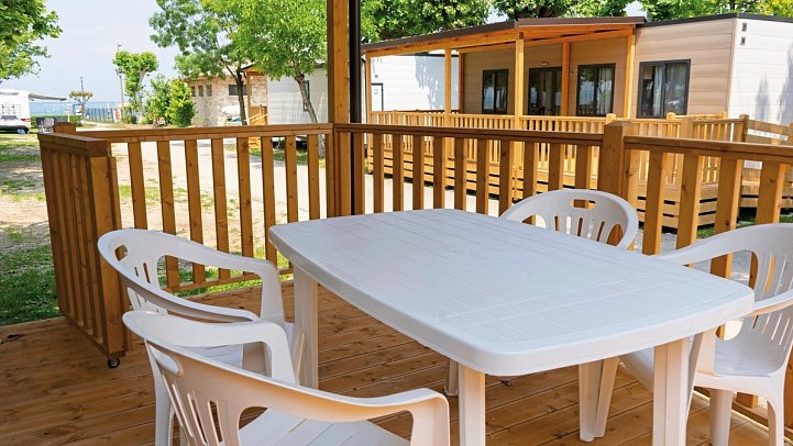 Baia Holiday Gasparina - Wohnbeispiel Mobilheim Baia Revolution Plus (Zimmercodierung CB3)