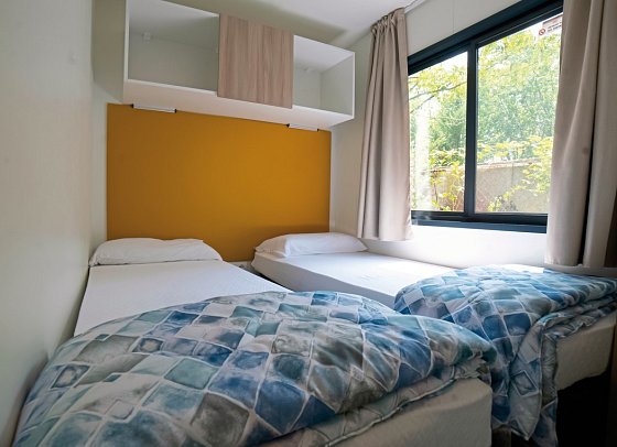 Baia Holiday Gasparina - Wohnbeispiel Mobilheim Baia Elite Plus (Zimmercodierung CB4)
