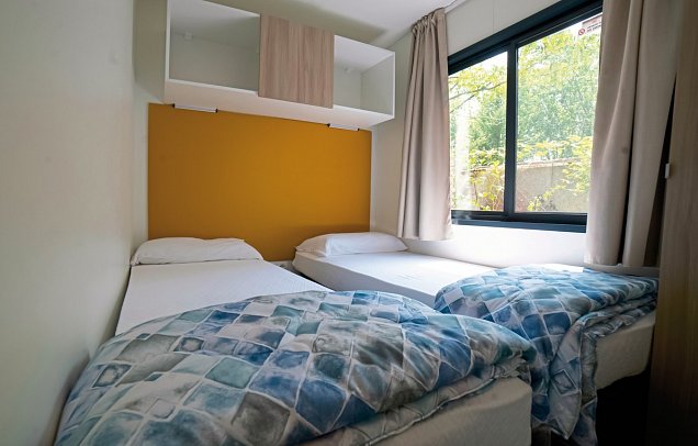 Baia Holiday Gasparina - Wohnbeispiel Mobilheim Baia Elite Plus (Zimmercodierung CB4)