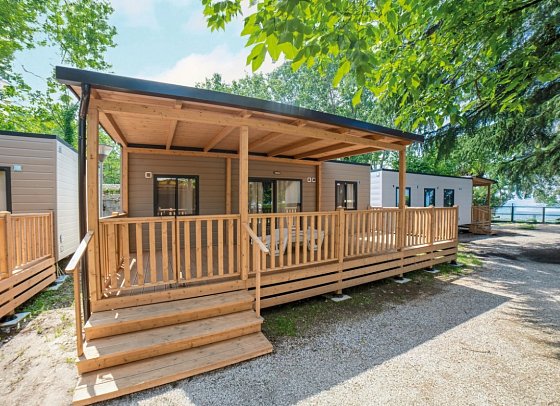 Baia Holiday Gasparina - Wohnbeispiel Mobilheim Baia Elite Plus (Zimmercodierung CB4)