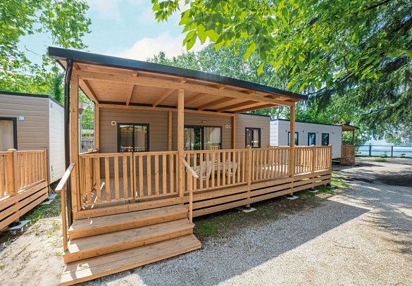 Baia Holiday Gasparina - Wohnbeispiel Mobilheim Baia Elite Plus (Zimmercodierung CB4)