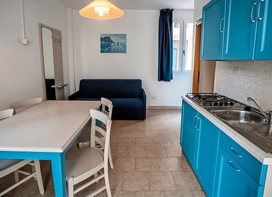 Camping Bella Italia - Wohnbeispiel 2-Zimmer-Appartement Primula (Zimmercodierung AB2)
