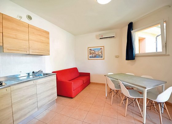 Camping Bella Italia - Wohnbeispiel 3-Zimmer-Bungalow Oleandro (Zimmercodierung OB3)