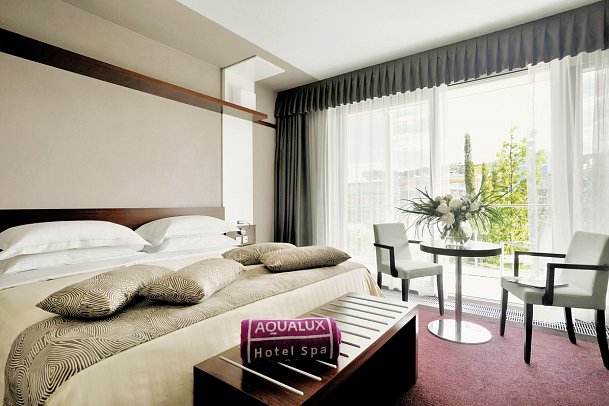 Aqualux Suite & Terme - Wohnbeispiel Doppelzimmer Komfort (Zimmercodierungen DF1 & EB1)