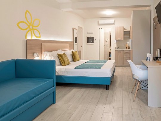 Sentido Lago di Garda Premium Village - Wohnbeispiel Studio Comfort Hillside (Zimmercodierung SB1)