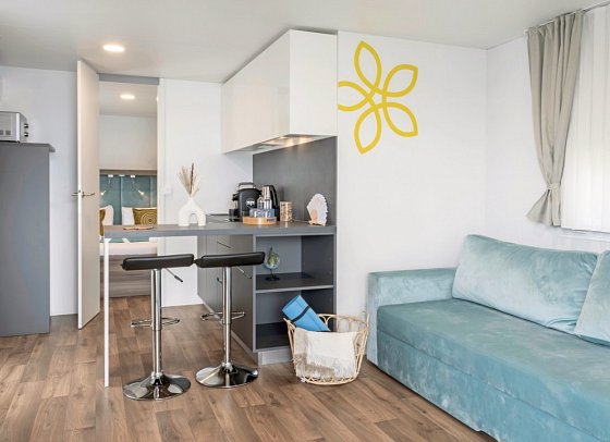 Sentido Lago di Garda Premium Village - Wohnbeispiel Suite Aqua Adults Only (Zimmercodierung WB2)