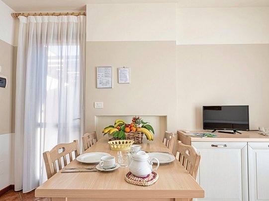 Residence Eden - Wohnbeispiel Appartement 1 Schlafzimmer (Zimmercodierung AB2)