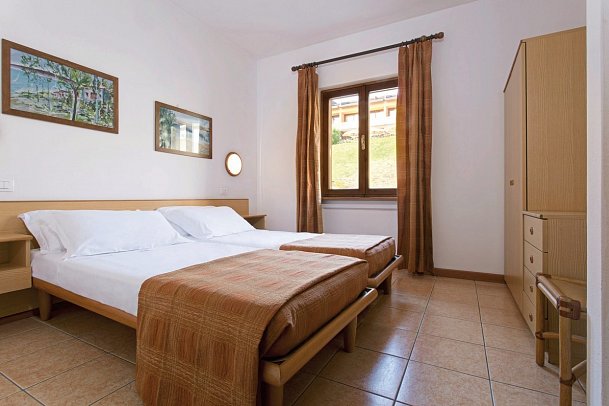 Poiano Garda Resort - Poiano Apartments - Wohnbeispiel Appartement 1 Schlafzimmer (Zimmercodierung AB1)