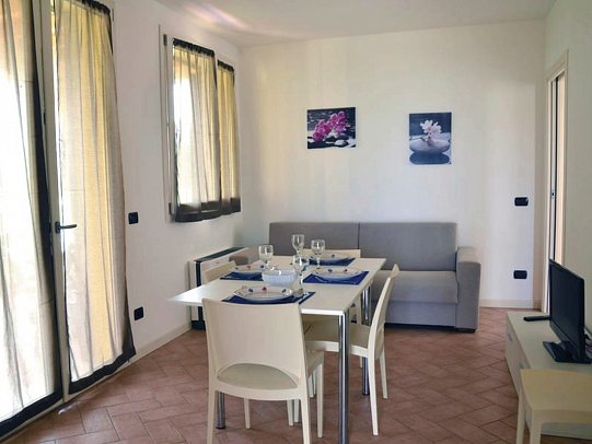 Residence Karina - Wohnbeispiel Appartement 1 Schlafzimmer (Zimmercodierung AB2)