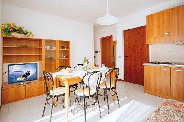 Residence La Rotonda - Wohnbeispiel Appartement 2 Schlafzimmer (Zimmercodierung OBI)