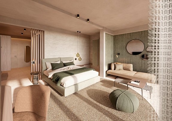 Stroblhof Lake Garda - Wohnbeispiel Juniorsuite Lago (Zimmercodierung JB1)