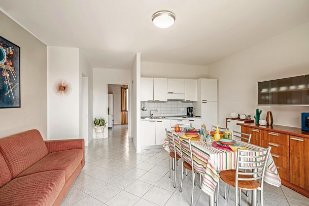 Residence Onda Blu - Wohnbeispiel Appartement (Zimmercodierungen AB1 & OB1)