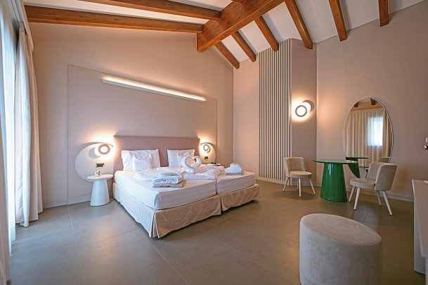 Villa Nicolli Romantic Resort - Wohnbeispiel Juniorsuite (Zimmercodierung JB1)