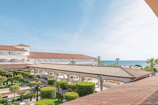 Iberostar Selection Andalucía Playa - Blickbeispiel Doppelzimmer seitl. Meerblick (Zimmercodierungen D1N & D2N)