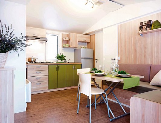 Bluesun Camp Paklenica - Mobile Home - Wohnbeispiel Mobilheim Dalmacija (Zimmercodierung CB1)