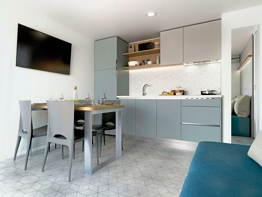 Aminess Style Camping Avalona Glamping Villas & Holiday Homes - Wohnbeispiel Premium Holiday Home (Zimmercodierung HB1)