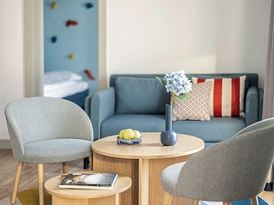 Falkensteiner Family Hotel Diadora - Wohnbeispiel Familiensuite Superior Meerseite (Zimmercodierung WI2)