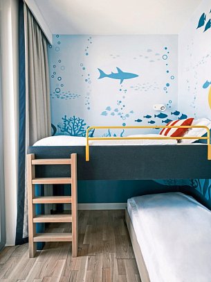 Falkensteiner Family Hotel Diadora - Wohnbeispiel Familienzimmer Superior (Zimmercodierung FS1)