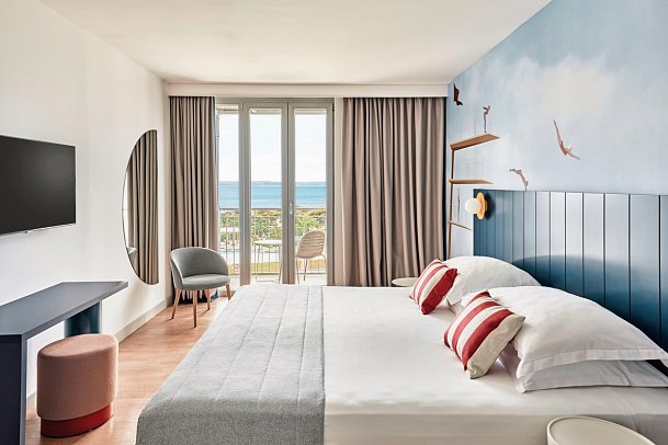 Falkensteiner Family Hotel Diadora - Wohnbeispiel Suite Deluxe Meerseite (Zimmercodierung WDC)