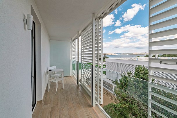 Amadria Park Beach Hotel Jure - Wohnbeispiel DZ Parkblick Balkon (Zimmercodierung DB2)