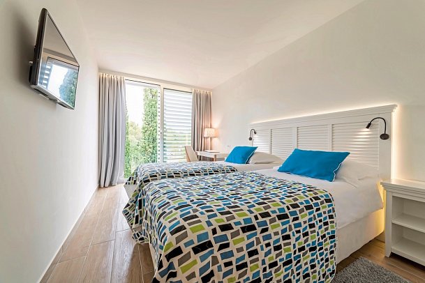 Amadria Park Beach Hotel Jure - Wohnbeispiel Doppelzimmer Parkblick (Zimmercodierungen DBG & FVG)