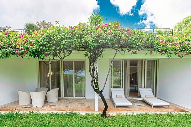 RIU Palace Zanzibar - Beispiel Terrasse Superior Ocean Suite (Zimmercodierung WSM)