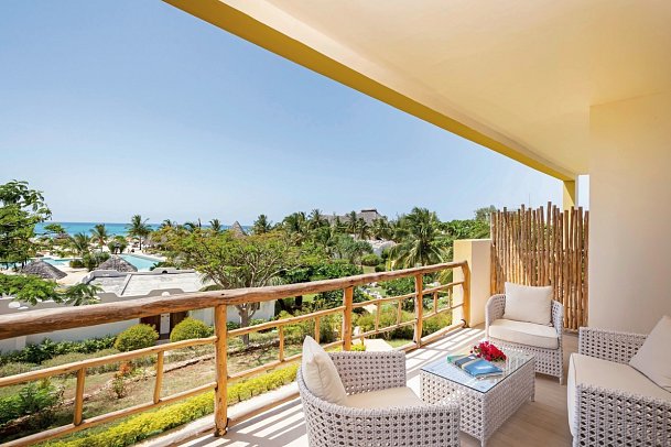 Gold Zanzibar Beach House & Spa - Beispiel Terrasse (Zimmercodierung UDM)