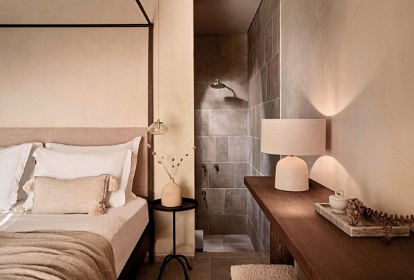 Pierros Verde Private Suites - Wohnbeispiel Suite Deluxe Privatpool Gartenblick (Zimmercodierung WDR)