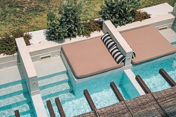 Castelli Hotel - Wohnbeispiel Doppelzimmer Superior Swim Up (Zimmercodierung DSQ)