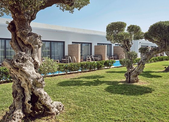 Cavo Orient Beach Hotel - Wohnbeispiel Luxury Suite Swim Up (Zimmercodierung W1Q)
