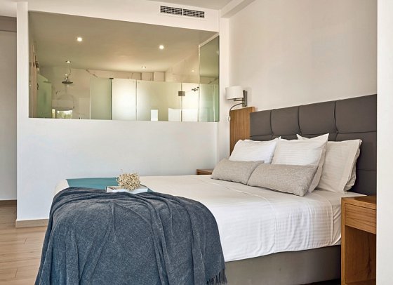Cavo Orient Beach Hotel - Wohnbeispiel Luxury Suite Swim Up (Zimmercodierung W1Q)