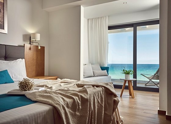 Cavo Orient Beach Hotel - Wohnbeispiel Seaside Suite Meerblick (Zimmercodierung W2M)