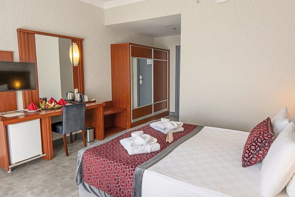 Casa Fora Beach Resort - Wohnbeispiel Doppelzimmer Landblick (Zimmercodierungen DBL, DCL, DBN & DCN)