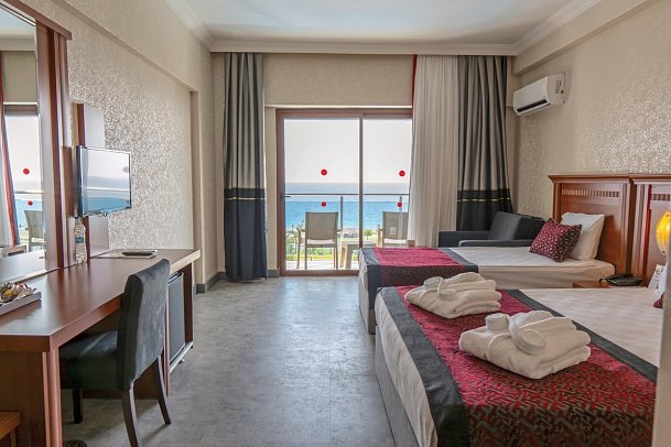 Casa Fora Beach Resort - Wohnbeispiel Doppelzimmer Large Meerblick (Zimmercodierungen DB3 & DC3)